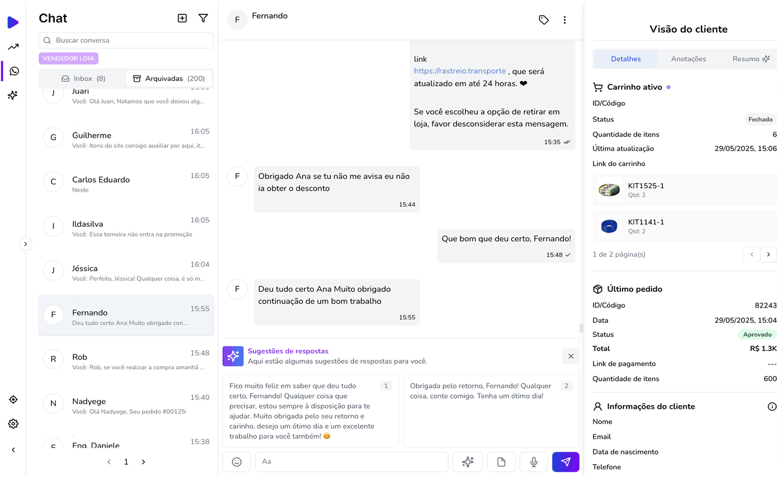 AI + Chat - Desktop