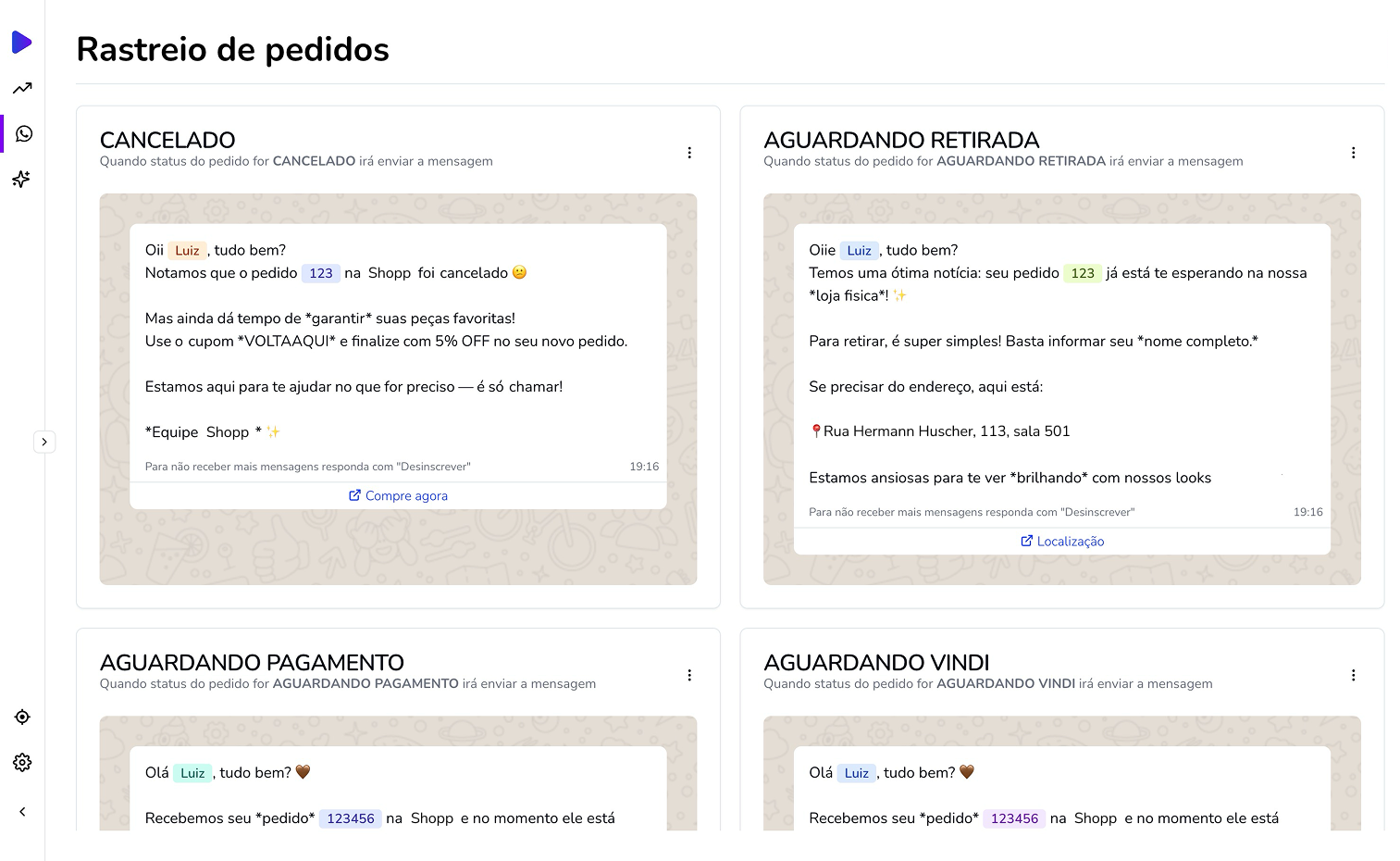 Adstart Messages,